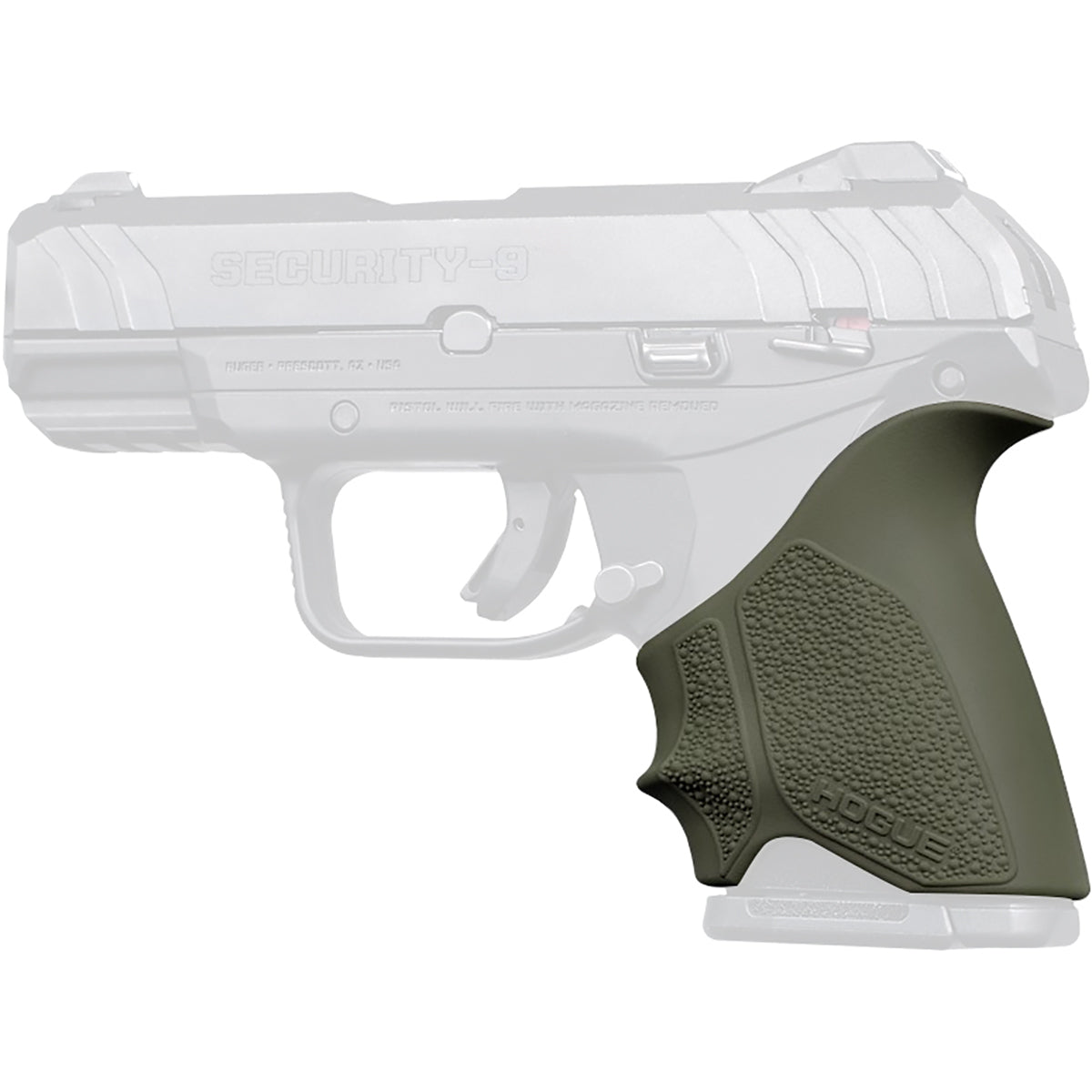 Hogue Ruger Security - 9 Compact HandALL Beavertail Grip Sleeve - Forza Sports