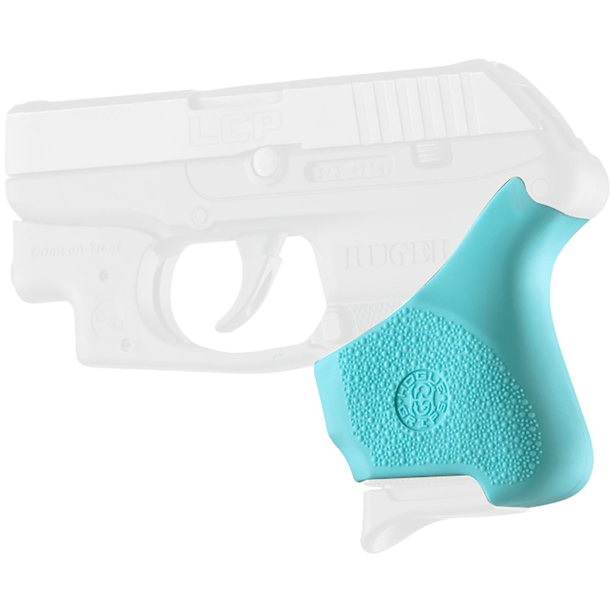 Hogue Ruger LCP .380 with Crimson Trace Button Grip HandALL Hybrid Grip Sleeve - Forza Sports