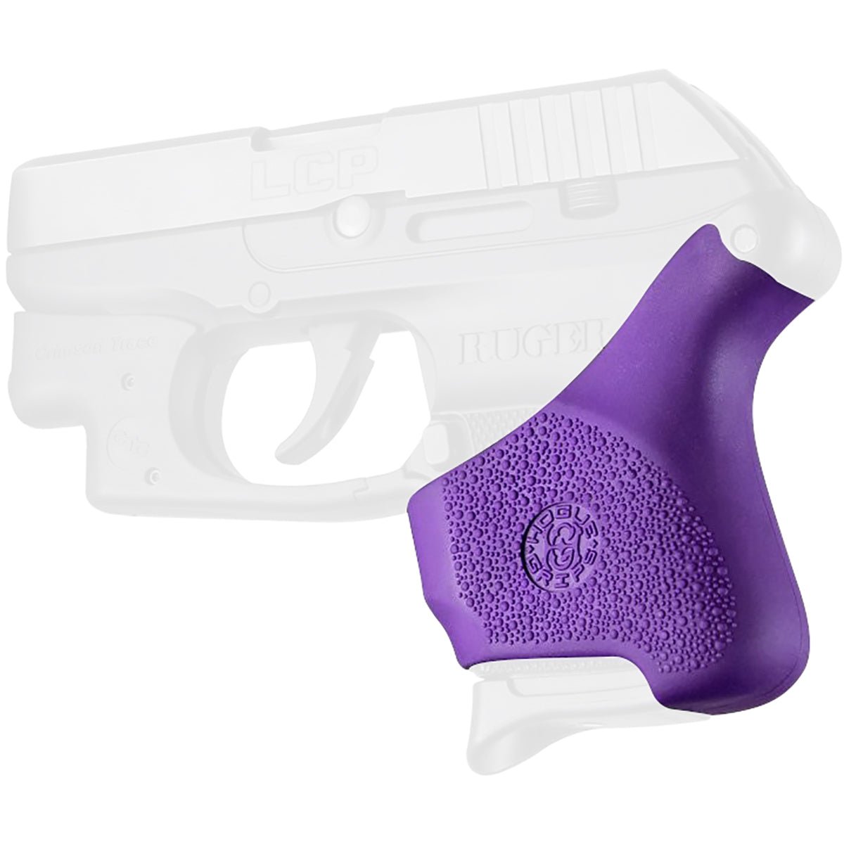 Hogue Ruger LCP .380 with Crimson Trace Button Grip HandALL Hybrid Grip Sleeve - Forza Sports