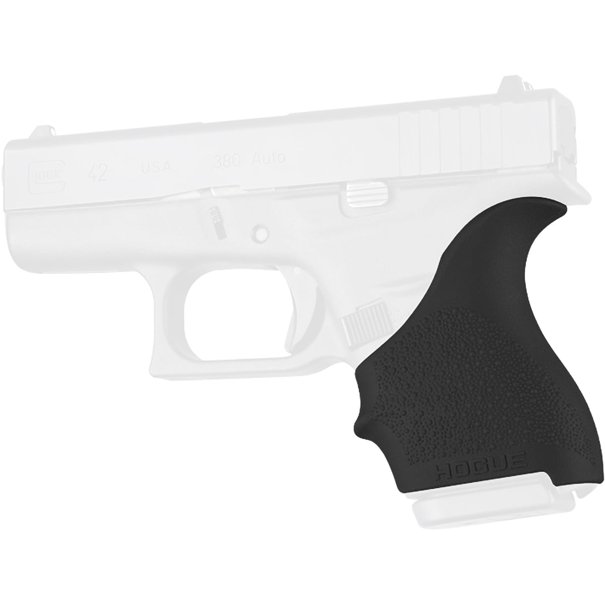 Hogue HandALL Beavertail Grip Sleeve for GLOCK 42, 43 Pistol - Forza Sports