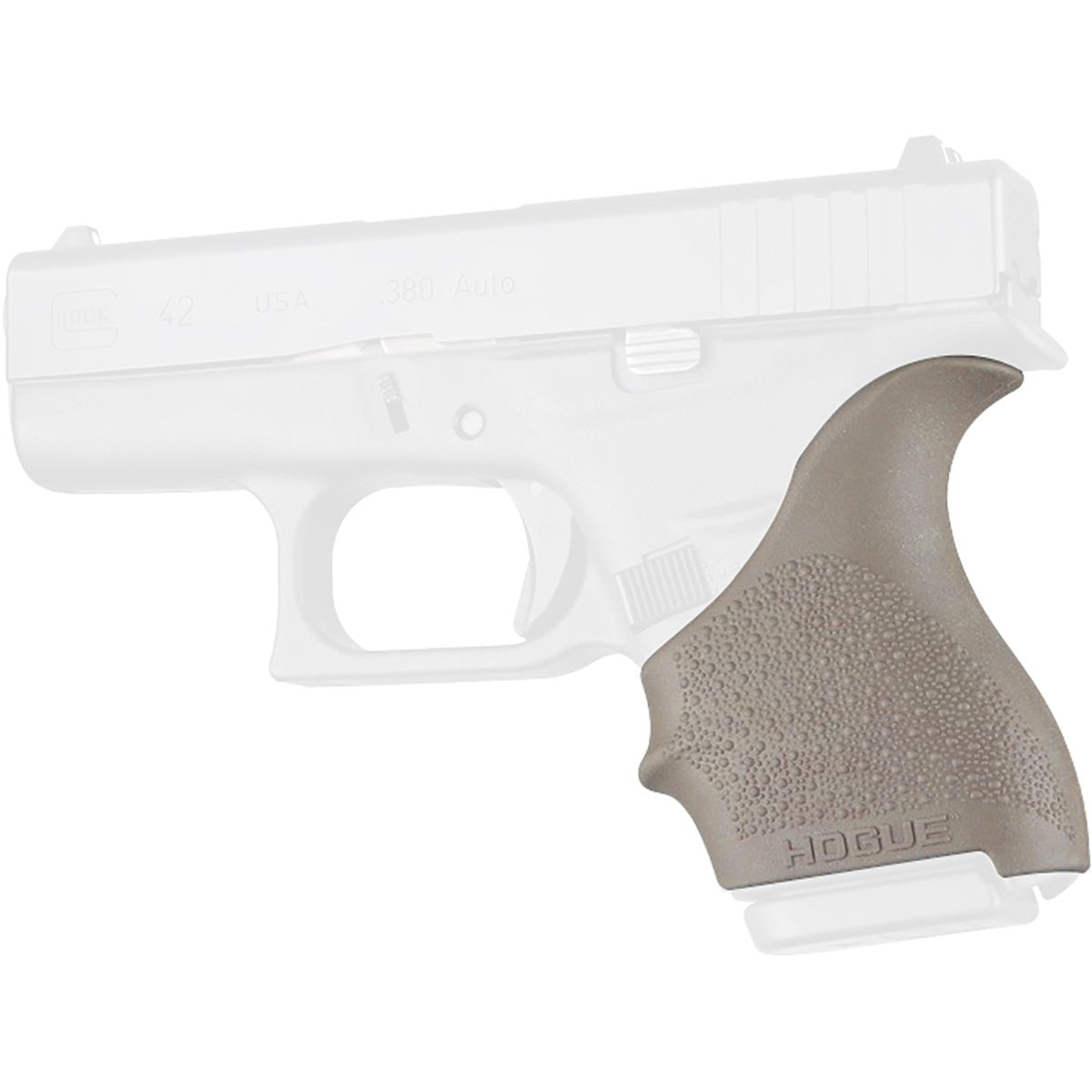 Hogue HandALL Beavertail Grip Sleeve for GLOCK 42, 43 Pistol - Forza Sports
