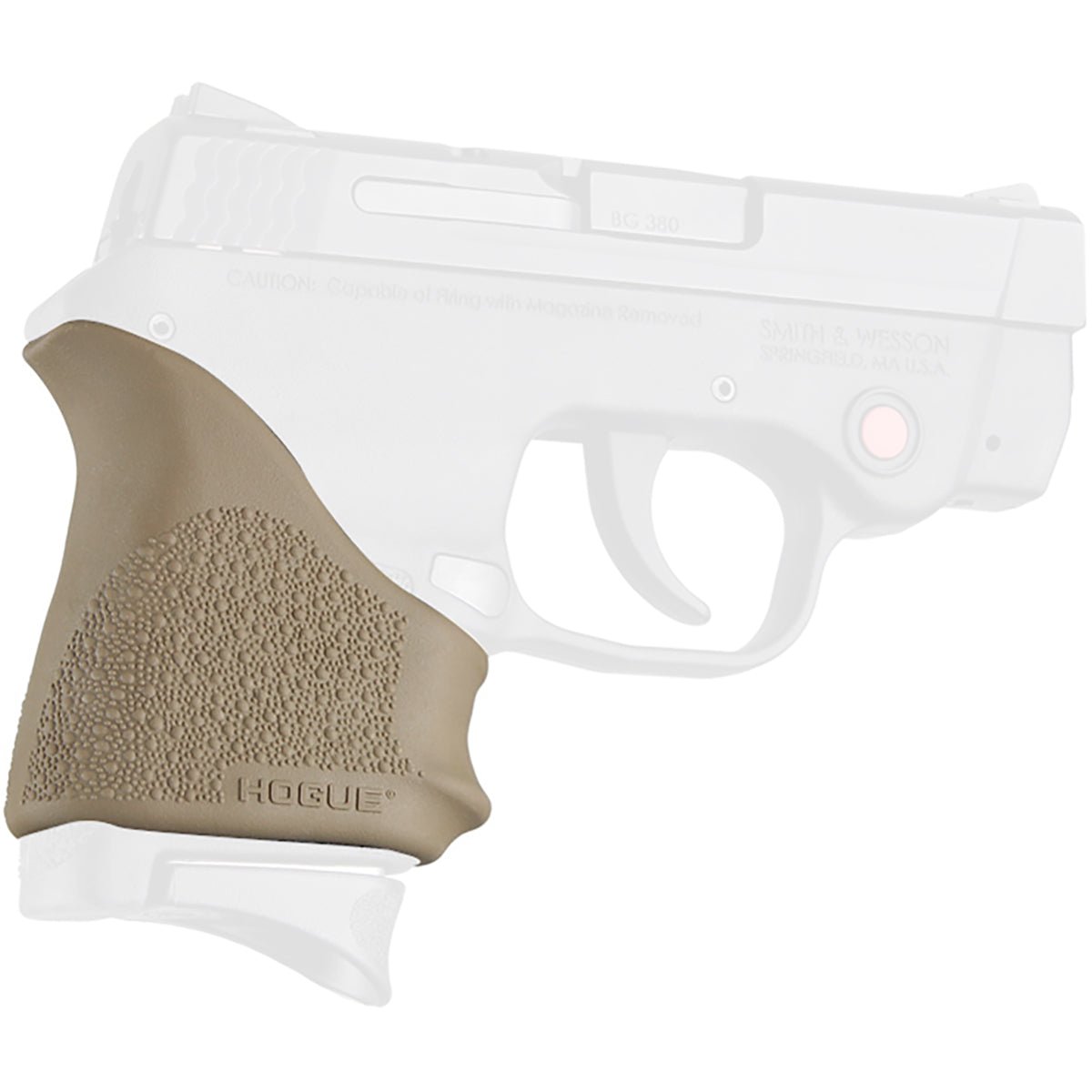 Hogue S&W Bodyguard 380/Taurus TCP & Spectrum HandALL Beavertail Grip Sleeve - Forza Sports