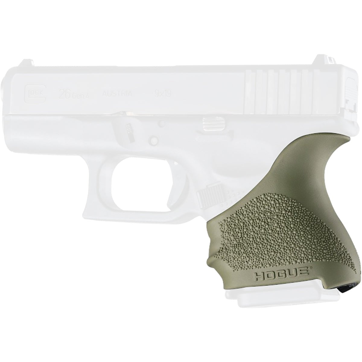 Hogue HandALL Beavertail Grip Sleeve for GLOCK 26/27 Pistol - Forza Sports