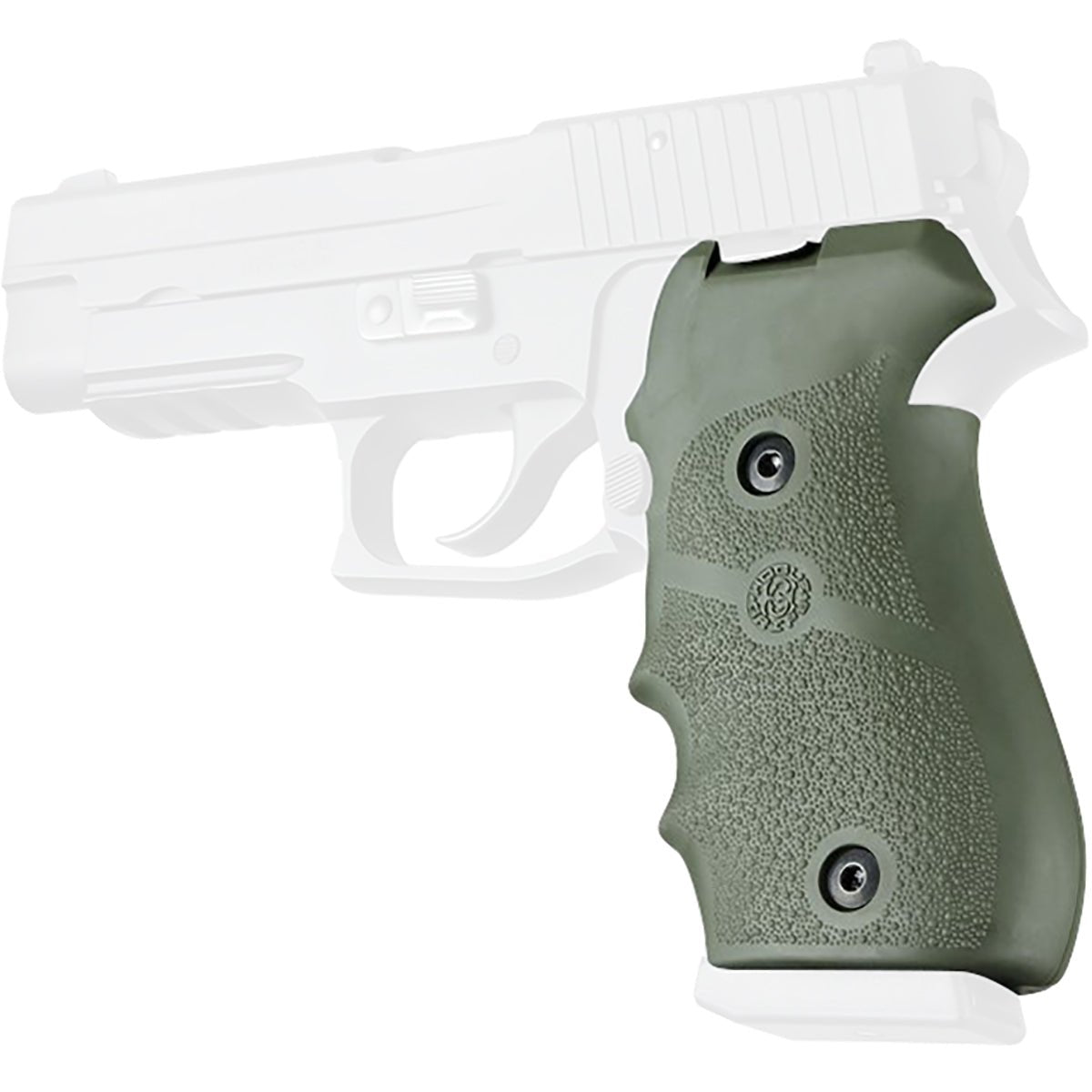 Hogue SIG P220 American DA/SA DAK Over Molded Rubber Grip with Finger Grooves - Forza Sports