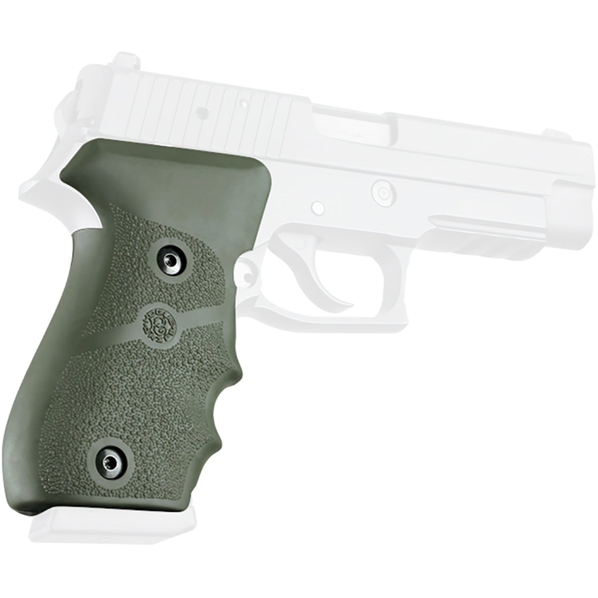 Hogue SIG P220 American DA/SA DAK Over Molded Rubber Grip with Finger Grooves - Forza Sports