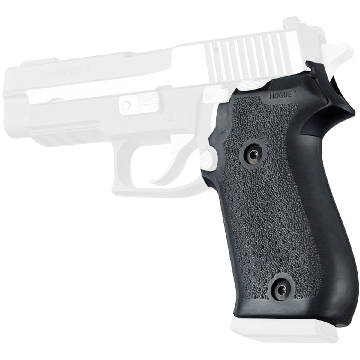 Hogue SIG P220 American DA/SA, DAK OverMolded Rubber Grip - Black Hogue