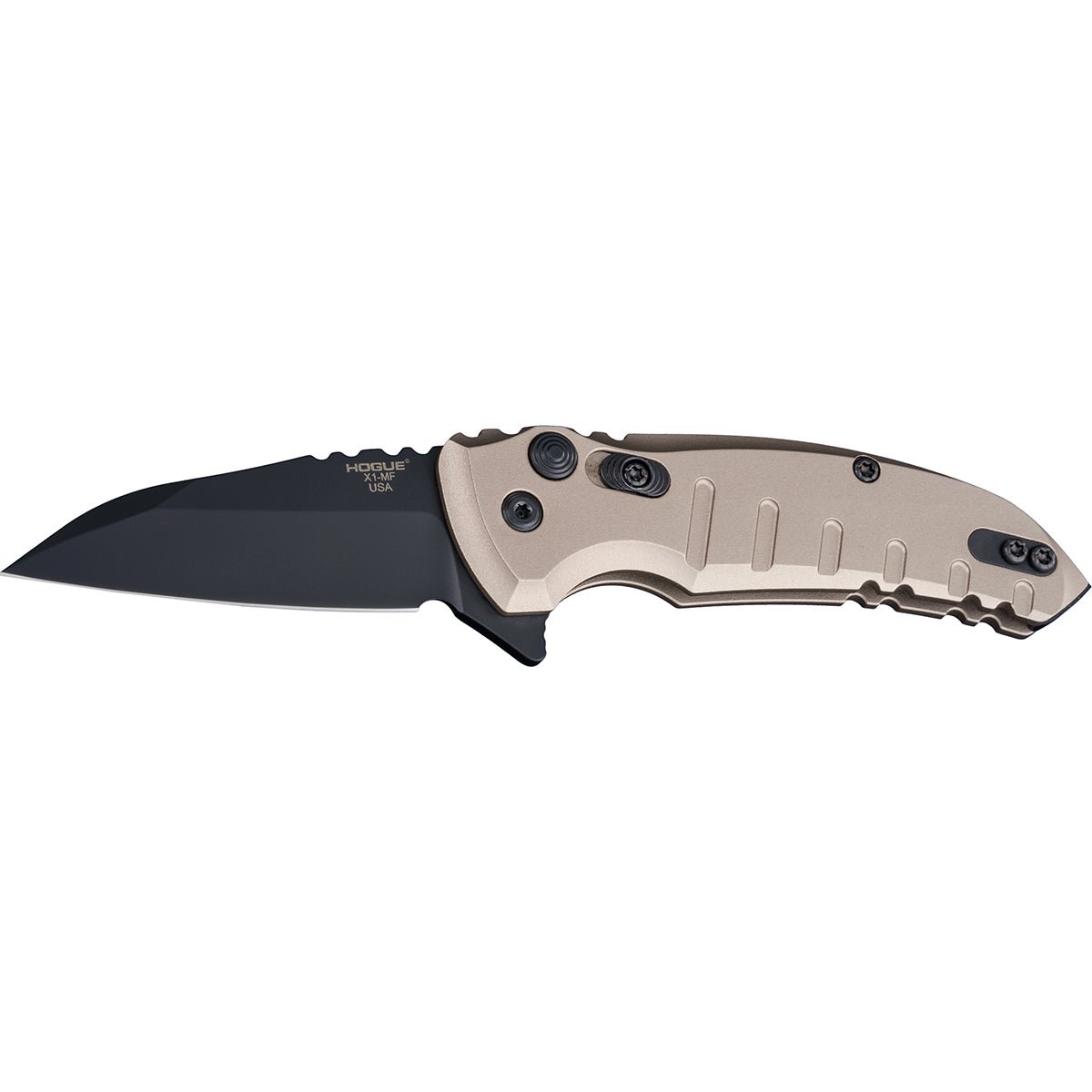Hogue X1 - MicroFlip Manual Flipper 2.75" Wharncliffe Blade Knife - Forza Sports
