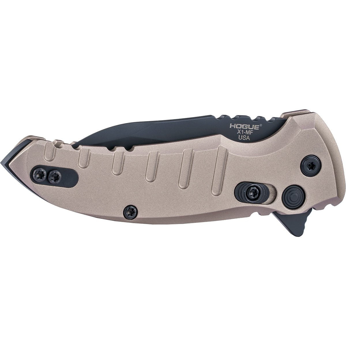 Hogue X1 - MicroFlip Manual Flipper 2.75" Wharncliffe Blade Knife - Forza Sports