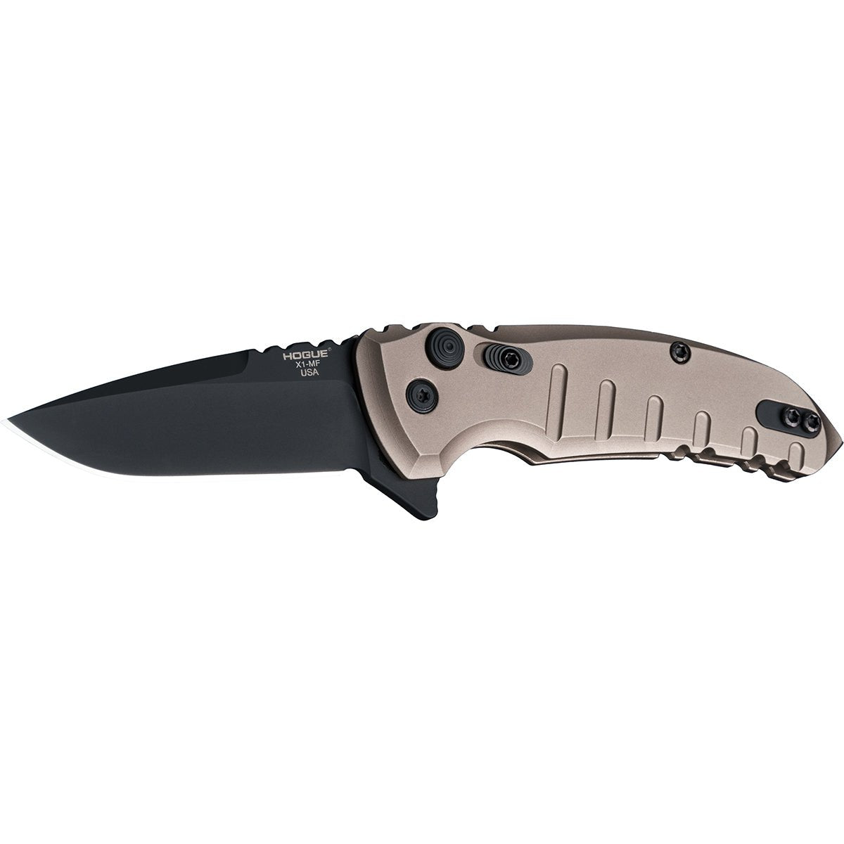 Hogue X1 MicroFlip Manual Flipper 2.75" Drop Point Blade Knife - Forza Sports
