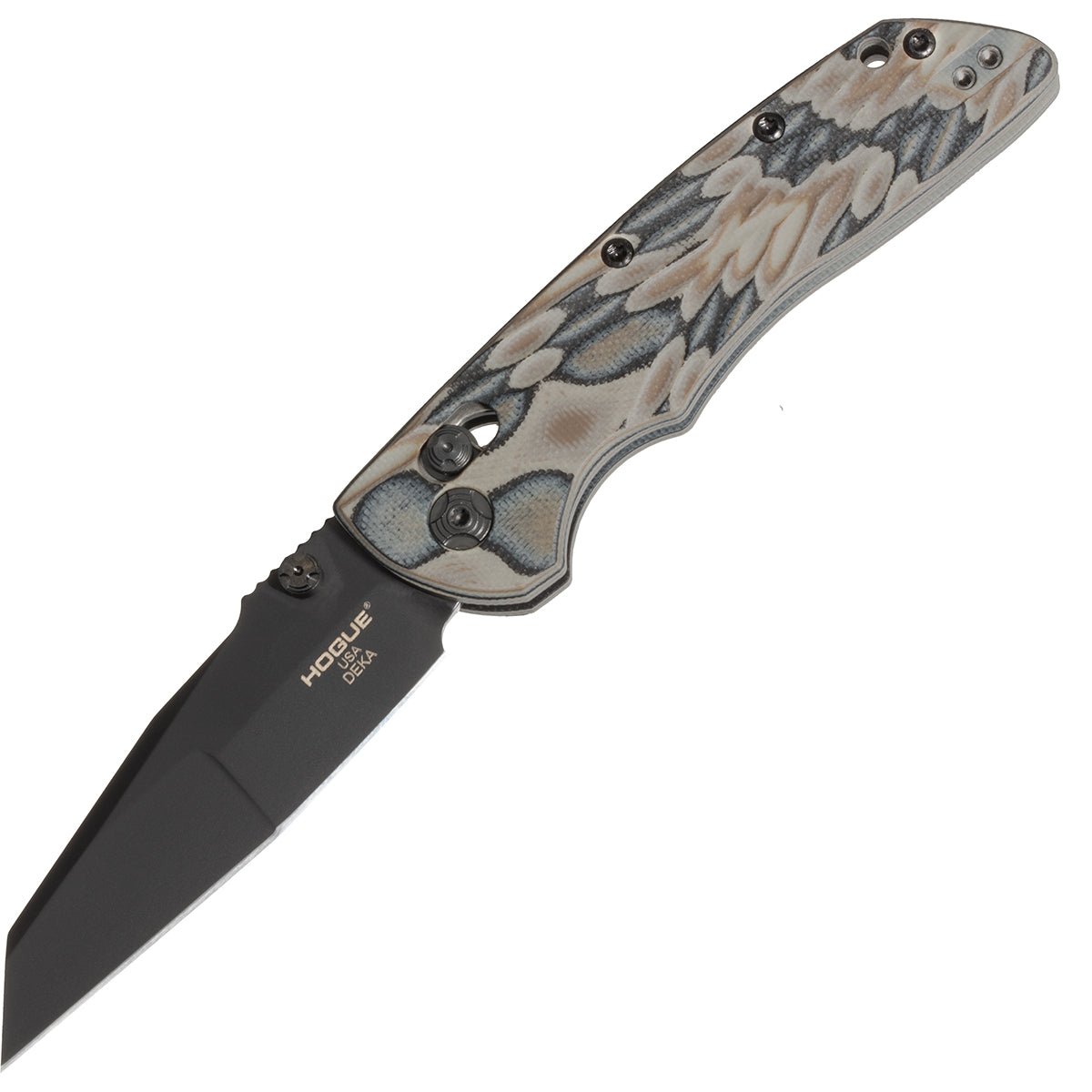 Hogue Deka Manual Folder 3.25" Wharncliffe Blade Knife - Forza Sports