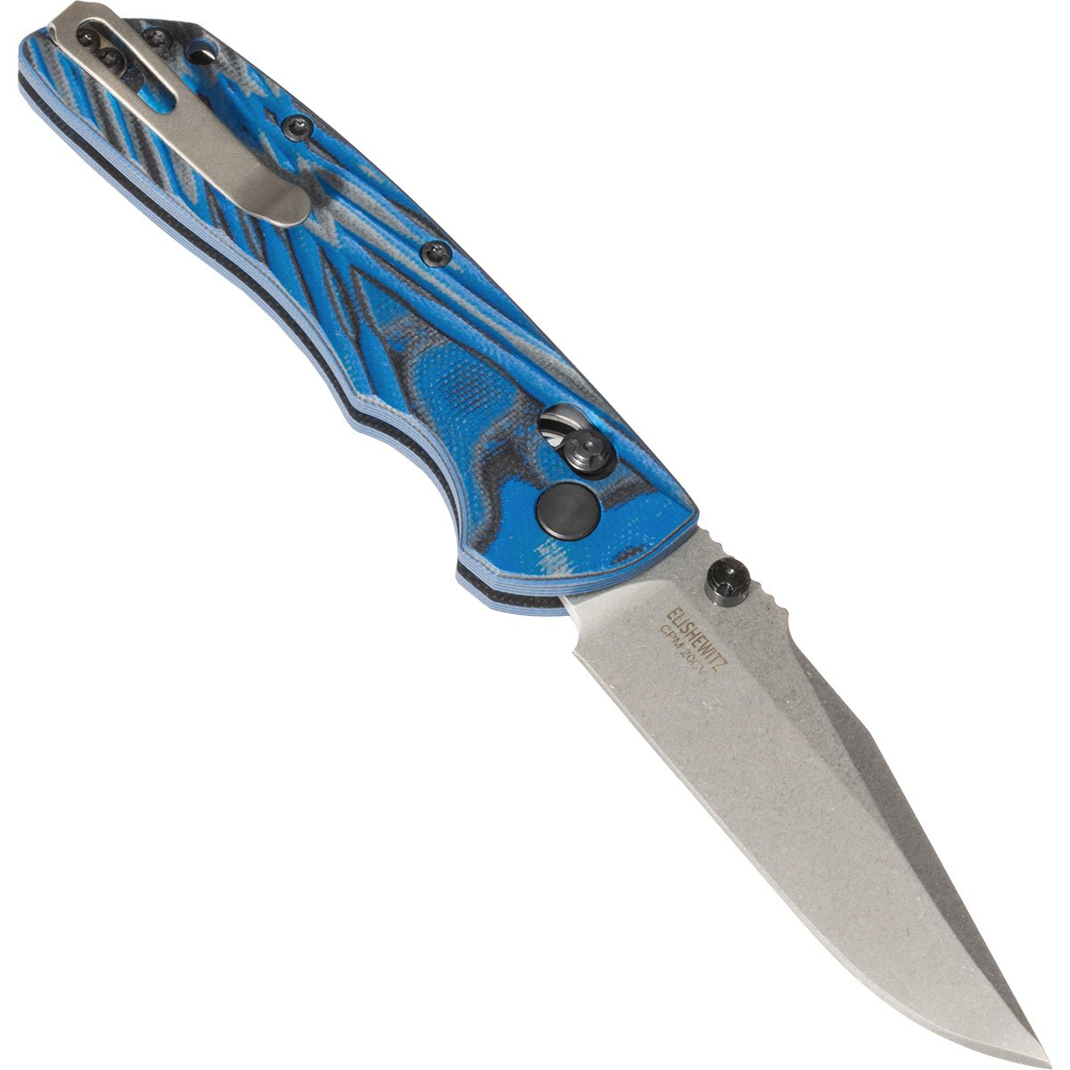 Hogue Deka Manual Folder 3.25" Clip Point Blade Knife with Tumbled Finish - Forza Sports