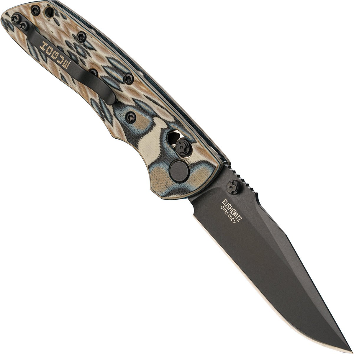 Hogue Deka Manual Folder 3.25" Clip Point Blade Knife with Cerakote Finish - Forza Sports