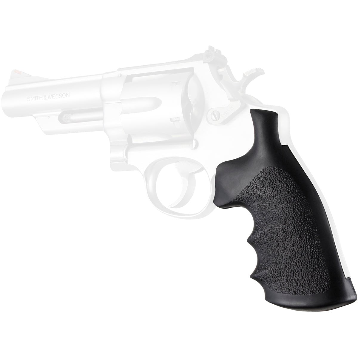 Hogue Smith & Wesson N Frame Square Butt Rubber Monogrip - Black - Forza Sports
