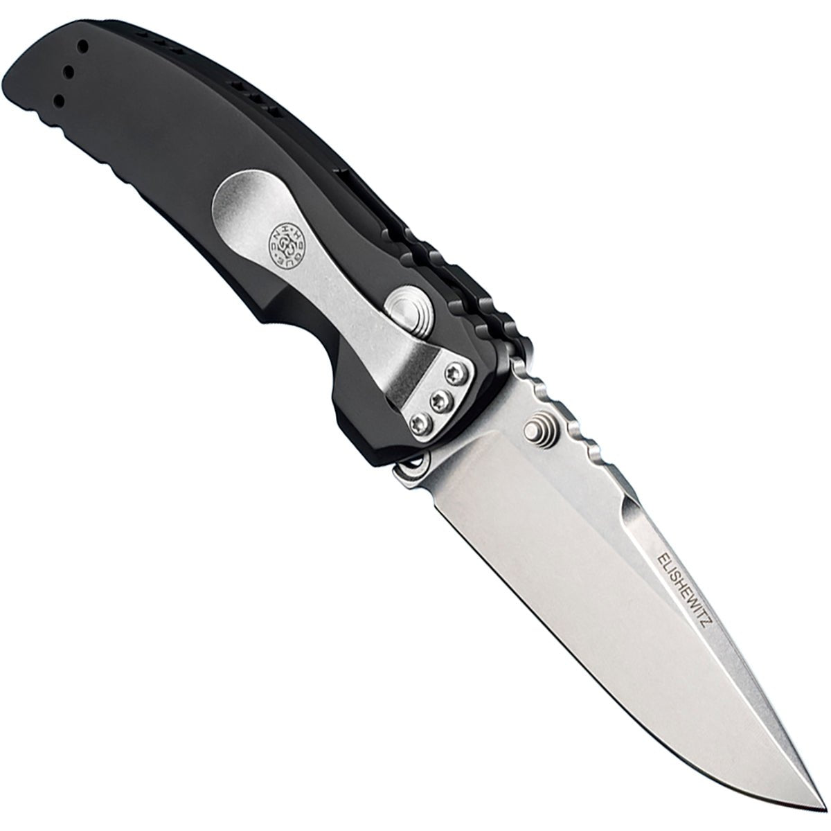Hogue EX - 01 Manual Folder 3.5" Drop Point Blade Knife - Matte Black - Forza Sports