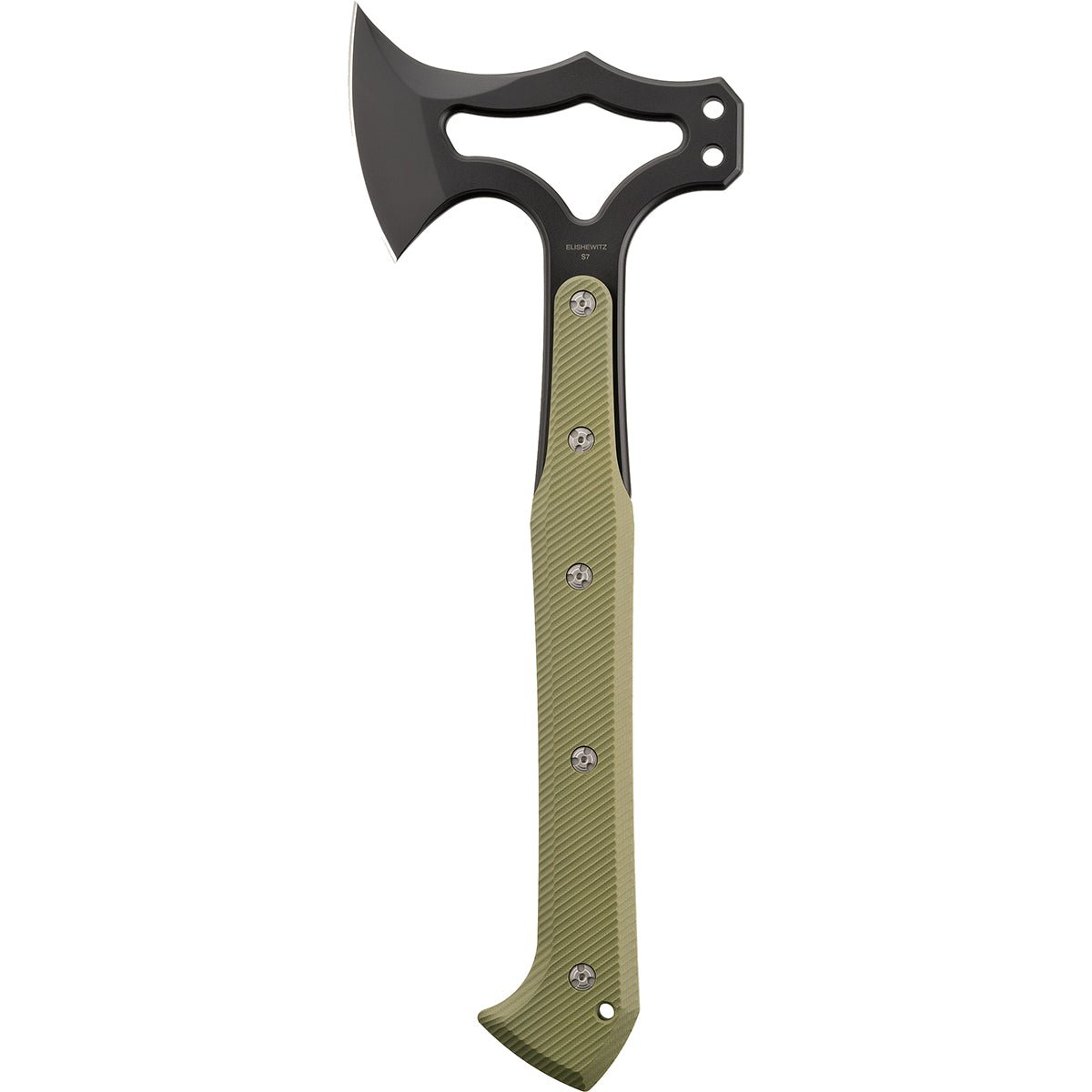 Hogue EX - T01 Tomahawk S - 7 Blade Axe - OD Green - Forza Sports