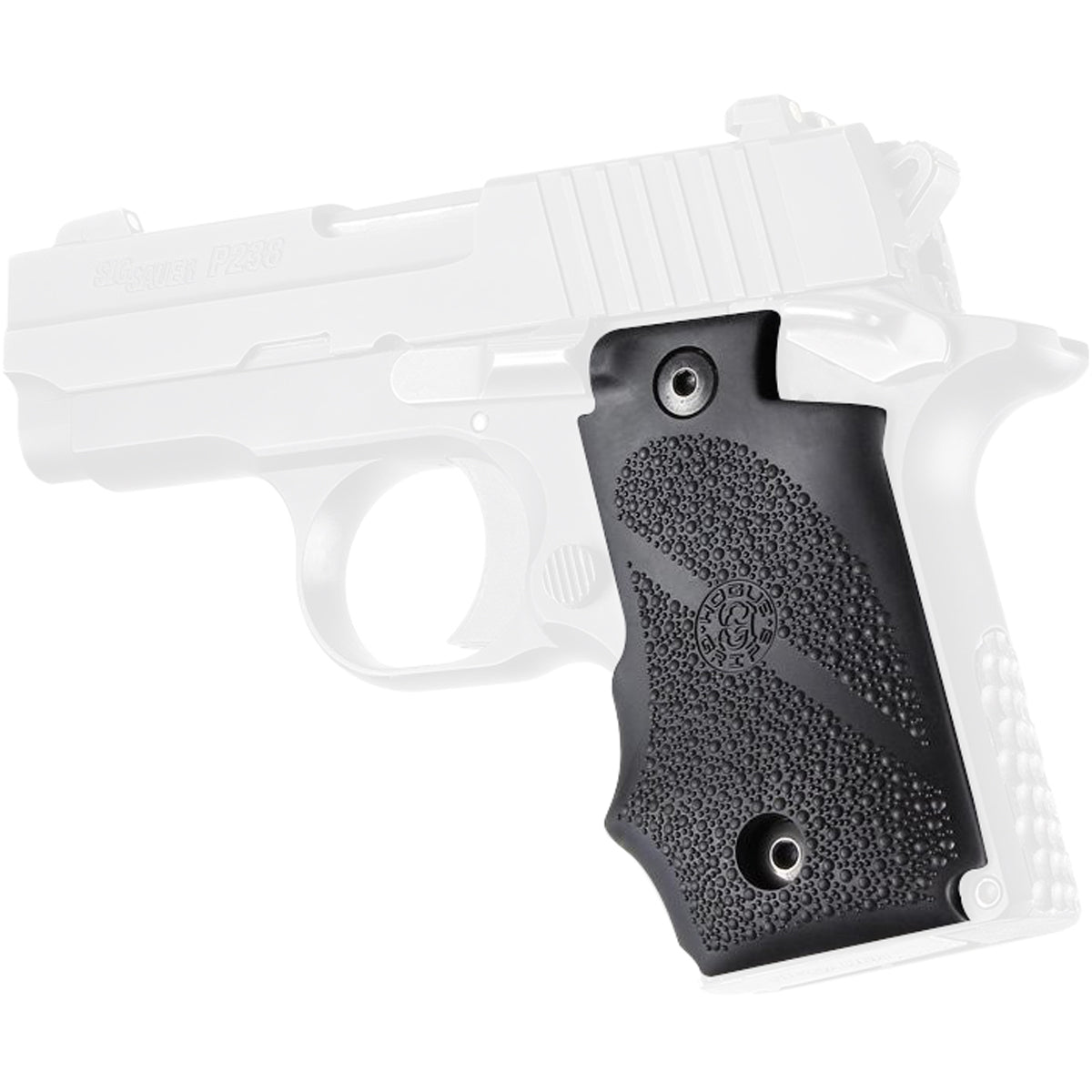 Hogue SIG SAUER P238 Rubber Grip with Finger Grooves - Forza Sports