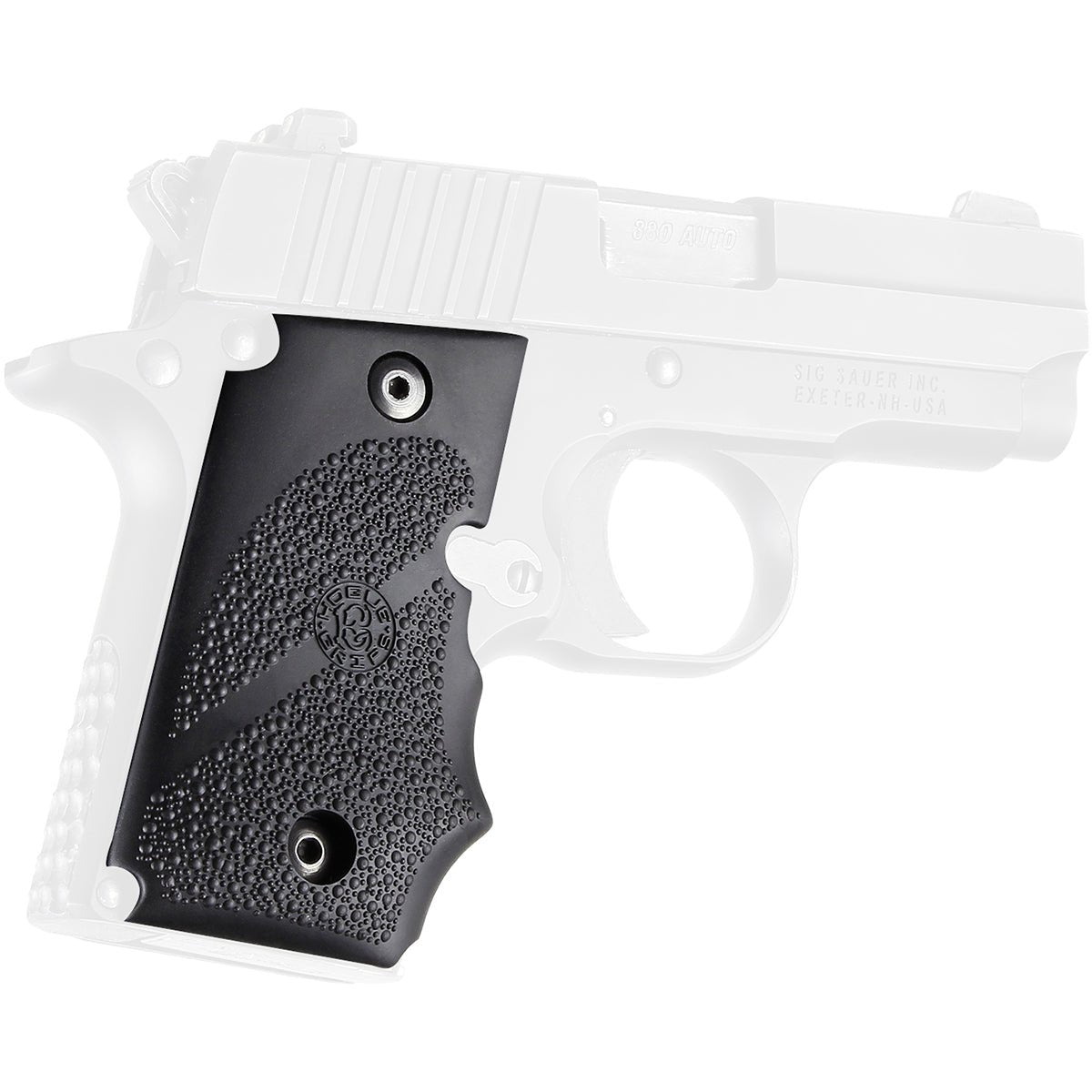 Hogue SIG SAUER P238 Rubber Grip with Finger Grooves - Forza Sports