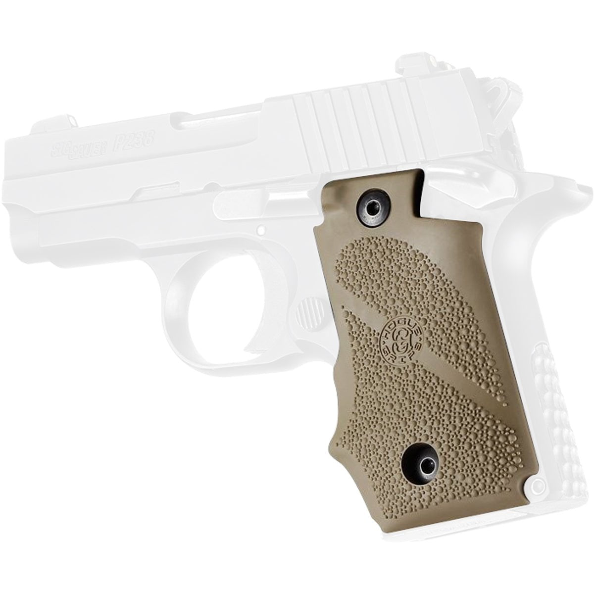 Hogue SIG SAUER P238 Rubber Grip with Finger Grooves - Forza Sports