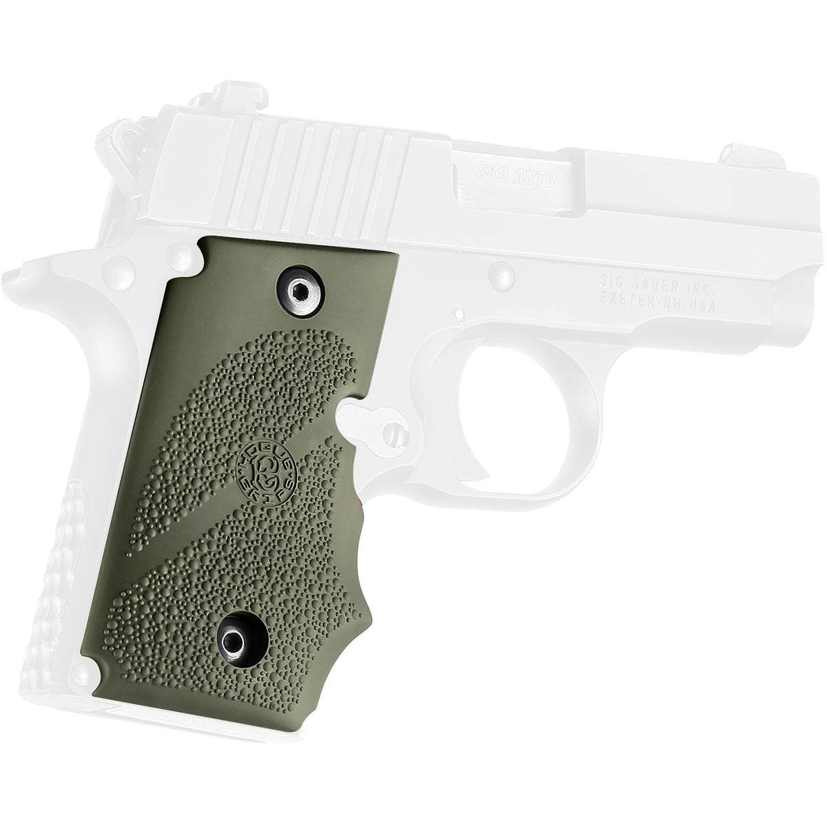 Hogue SIG SAUER P238 Rubber Grip with Finger Grooves - Forza Sports