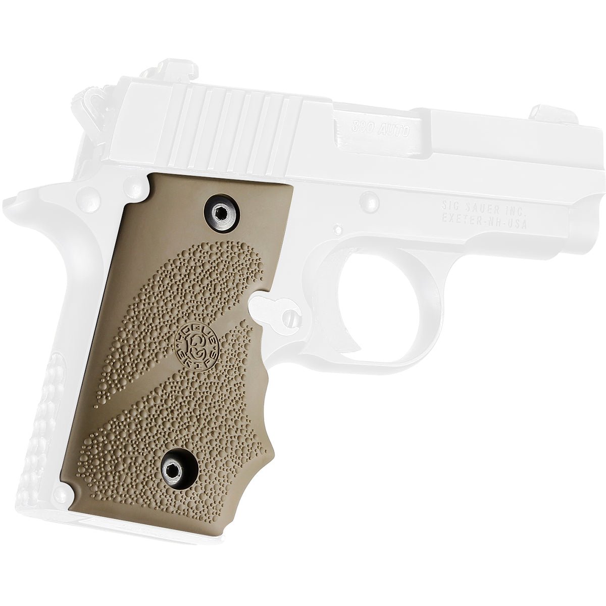 Hogue SIG SAUER P238 Rubber Grip with Finger Grooves - Forza Sports