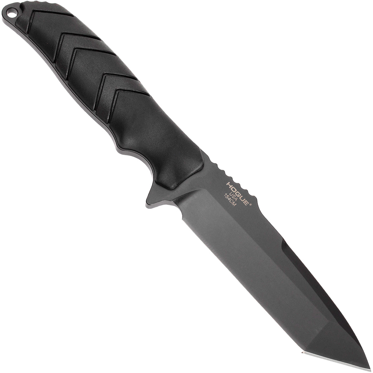 Hogue HK Fray Fixed Blade 4.2" Tanto Blade Knife - Black Hogue