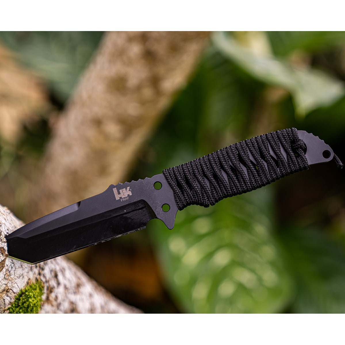 Hogue HK Fray Fixed Blade 4.2" Tanto Blade Knife - Black - Forza Sports