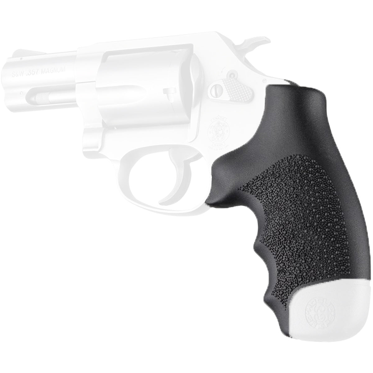 Hogue S&W J-Frame Round Butt Over Molded Rubber Monogrip Hogue
