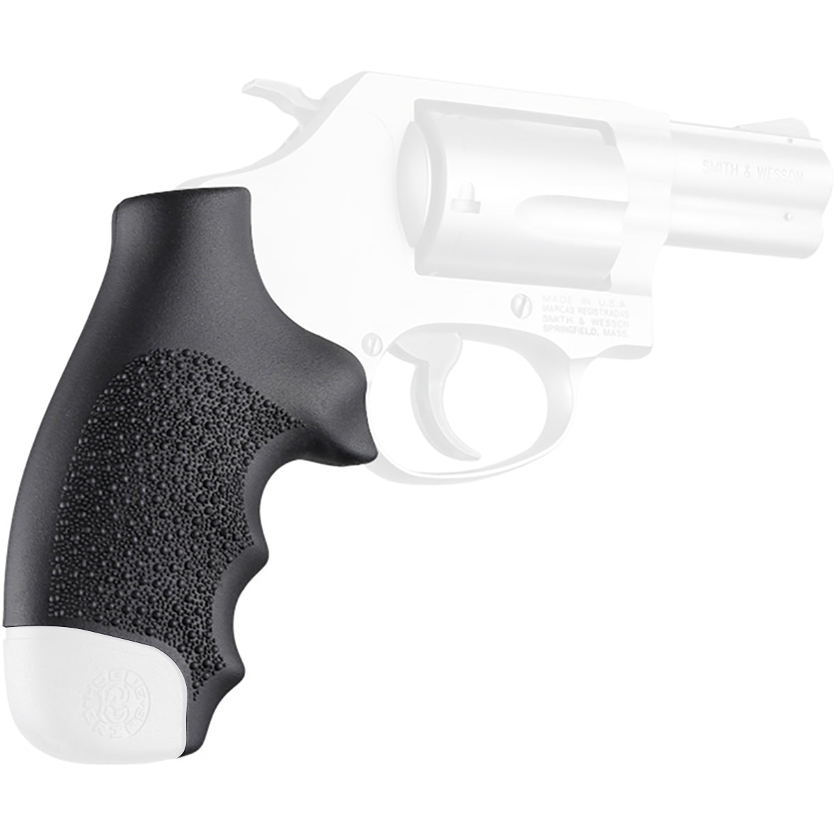 Hogue S&W J - Frame Round Butt Over Molded Rubber Monogrip - Forza Sports
