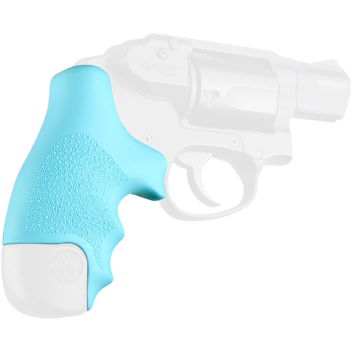 Hogue S&W Centennial J - Frame Round Butt Polymer Bodyguard 38 Rubber Tamer Grip - Forza Sports