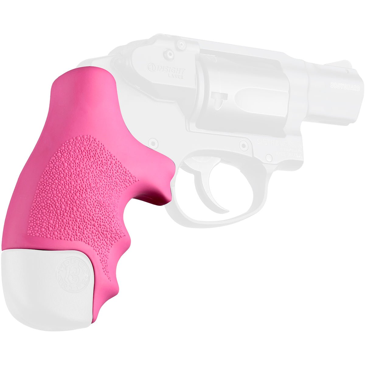 Hogue S&W Centennial J - Frame Round Butt Polymer Bodyguard 38 Rubber Tamer Grip - Forza Sports