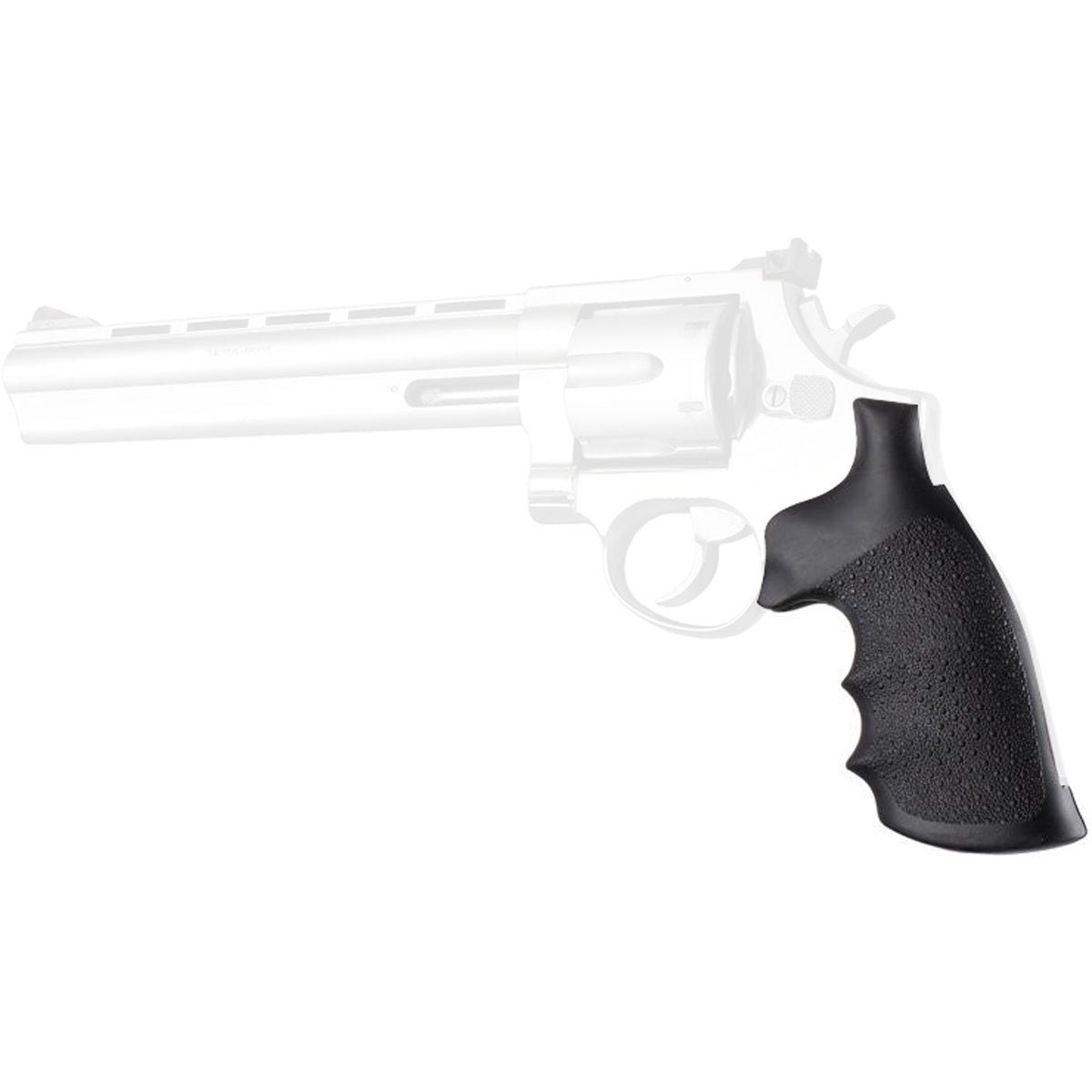 Hogue Taurus Medium & Large Frame Square Butt Rubber Grip - Black - Forza Sports