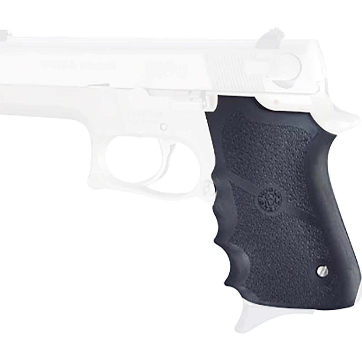 Hogue S&W 6906, Shorty 40, Rubber Grip with Finger Grooves - Black - Forza Sports