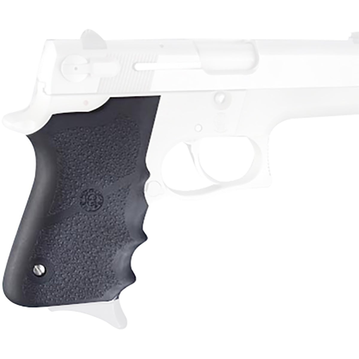 Hogue S&W 6906, Shorty 40, Rubber Grip with Finger Grooves - Black - Forza Sports