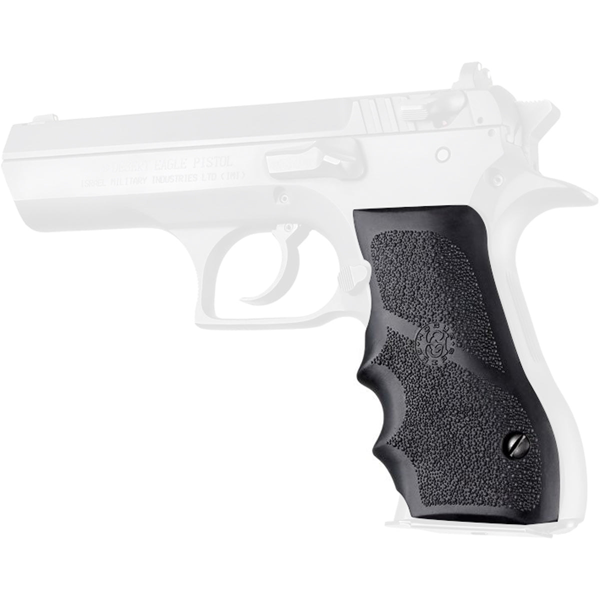 Hogue Magnum Research Baby Eagle .40/9mm, Jericho & Uzi Eagle Rubber Grip - Black - Forza Sports
