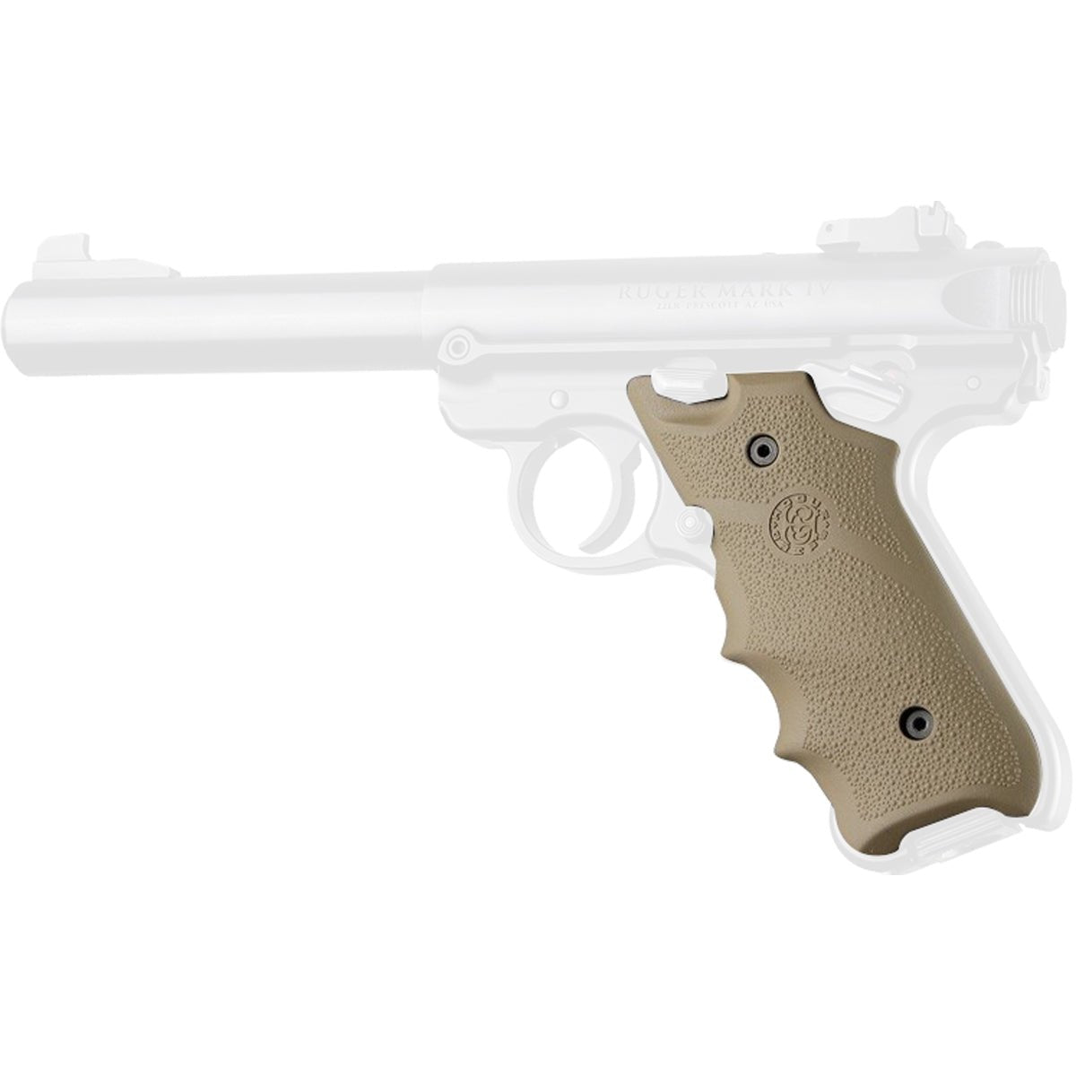 Hogue Ruger MK IV Rubber Grip with Finger Grooves - Forza Sports