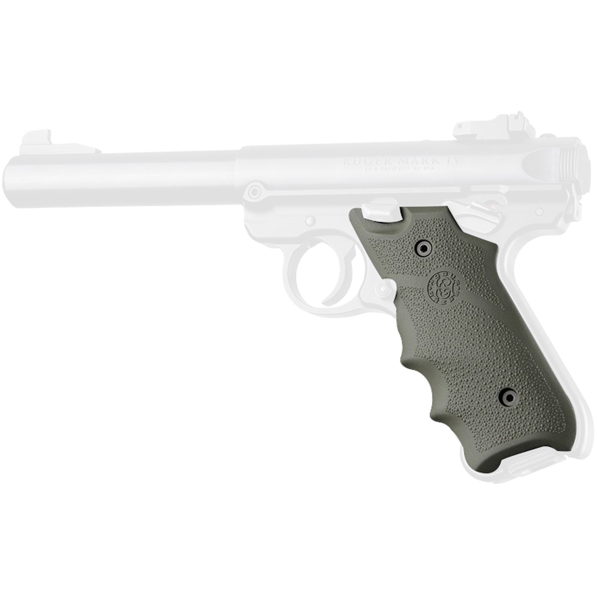 Hogue Ruger MK IV Rubber Grip with Finger Grooves - Forza Sports