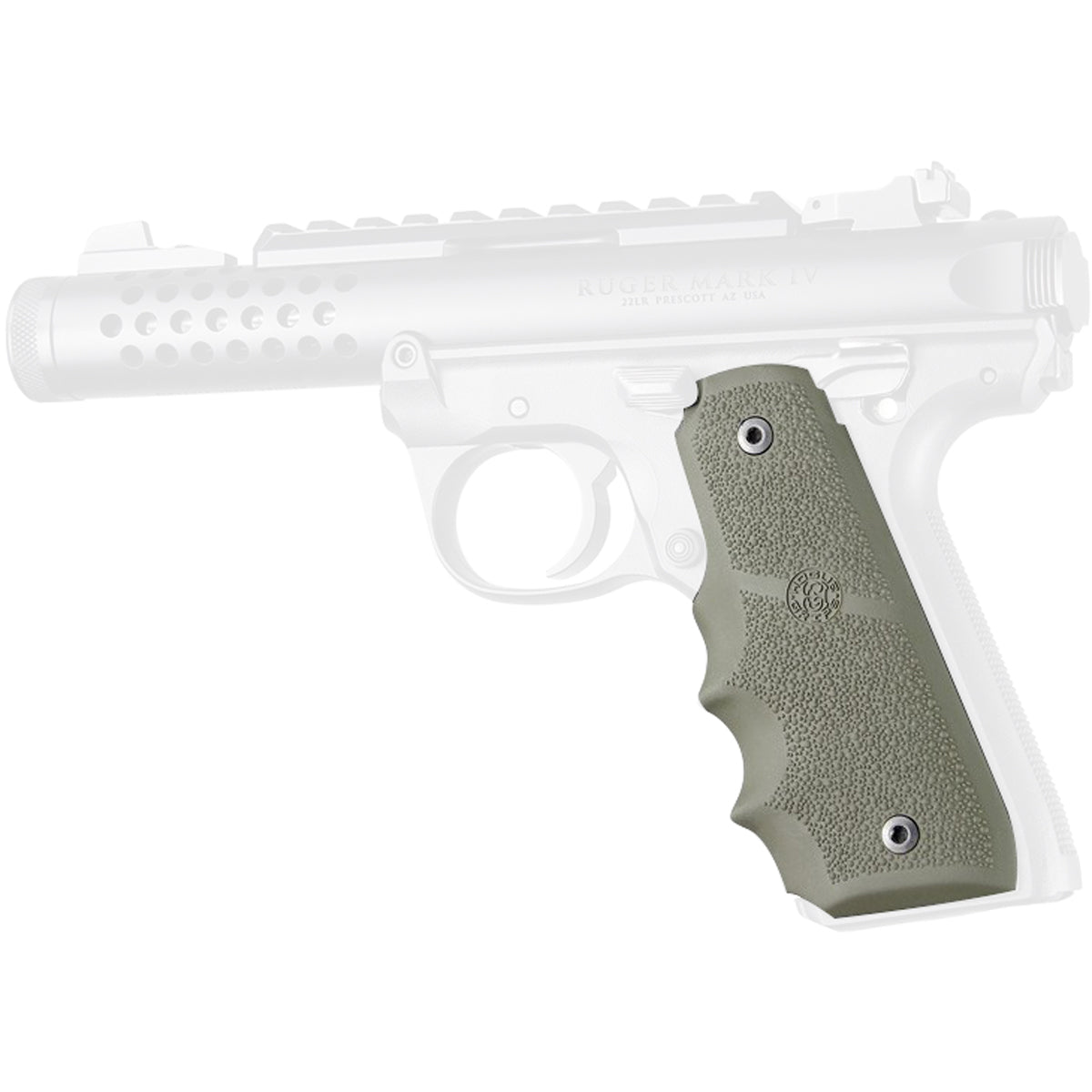 Hogue Ruger 22/45 MKIV Rubber Grip with Finger Grooves - Forza Sports