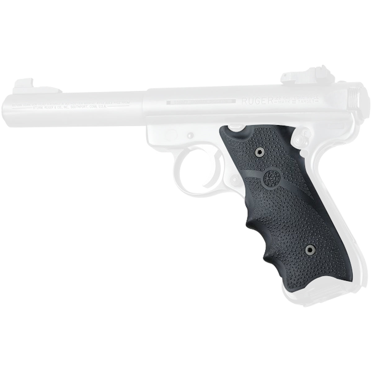 Hogue Ruger MK II/MK III Rubber Grip with Finger Grooves - Forza Sports