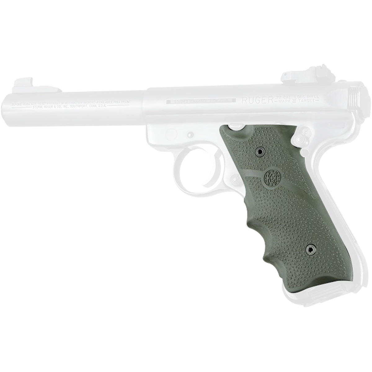 Hogue Ruger MK II/MK III Rubber Grip with Finger Grooves - Forza Sports