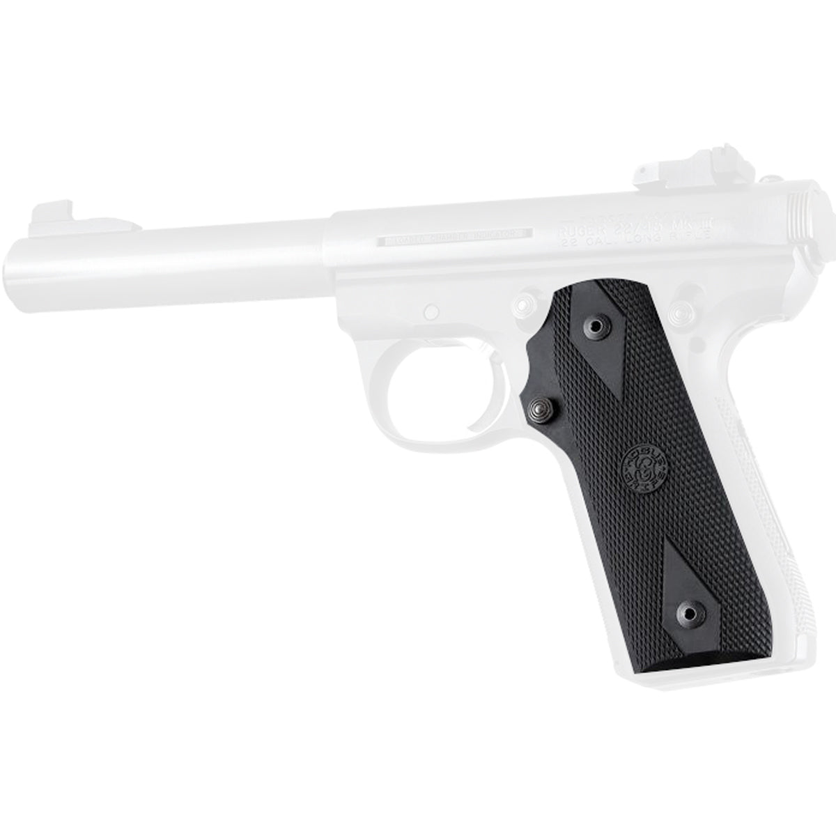 Hogue Ruger MK III 22/45 RP Rubber Grip with Finger Grooves - Forza Sports