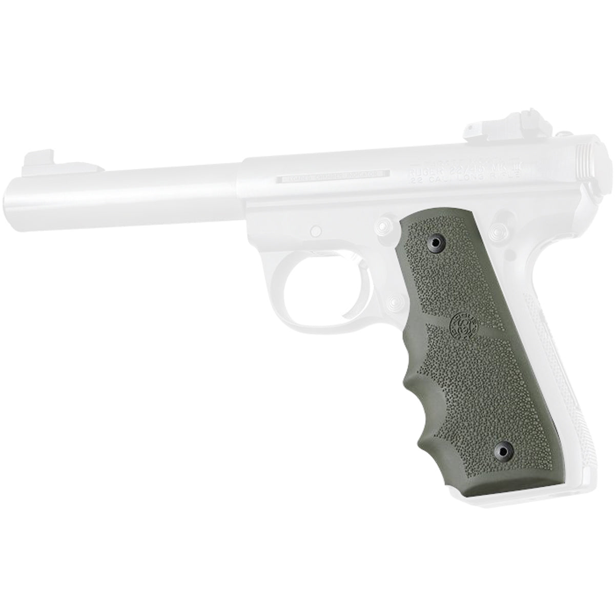 Hogue Ruger MK III 22/45 RP Rubber Grip with Finger Grooves - Forza Sports