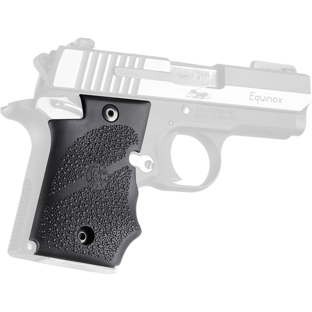 Hogue SIG SAUER P938 Ambi Safety Rubber Grip with Finger Grooves - Forza Sports