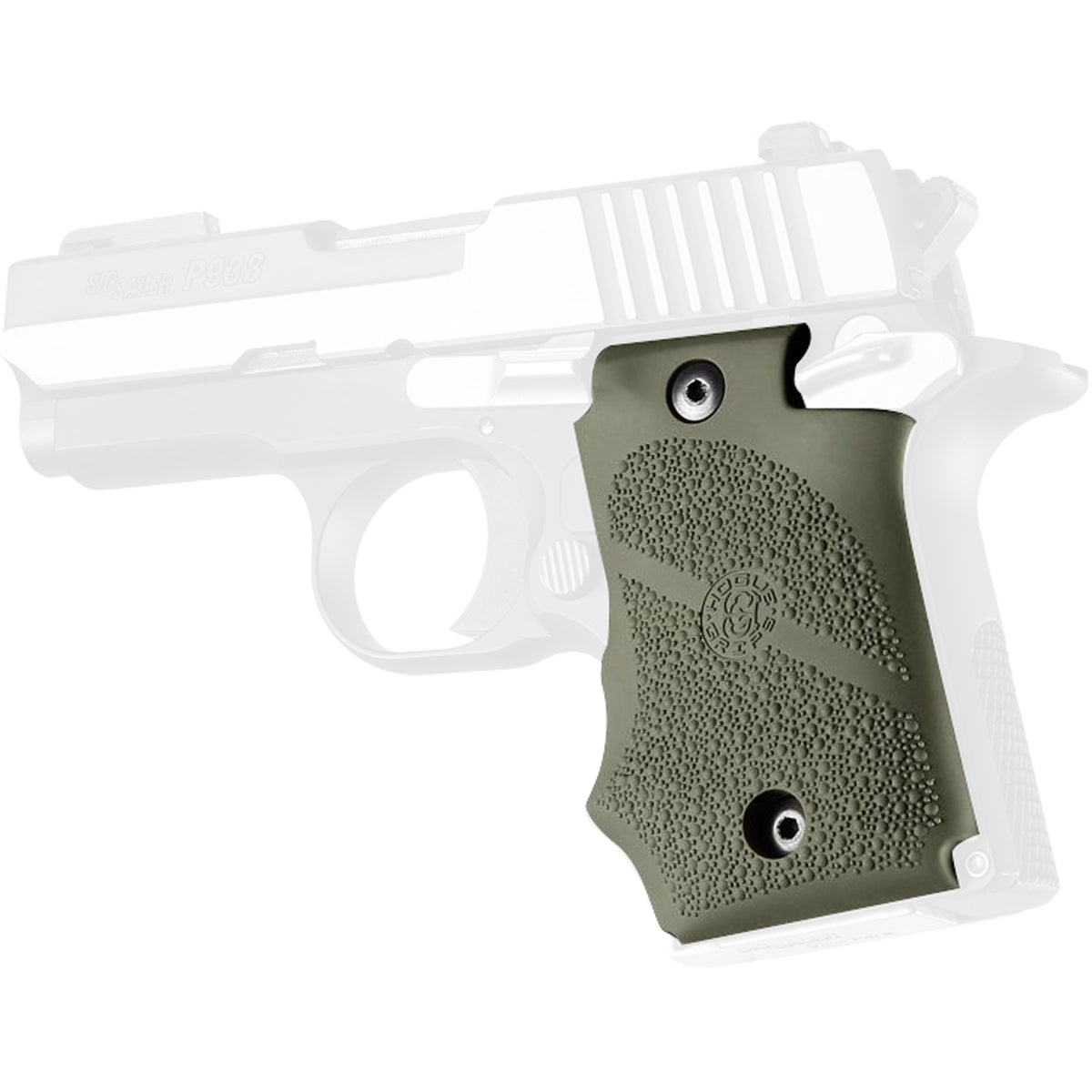 Hogue SIG SAUER P938 Ambi Safety Rubber Grip with Finger Grooves - Forza Sports