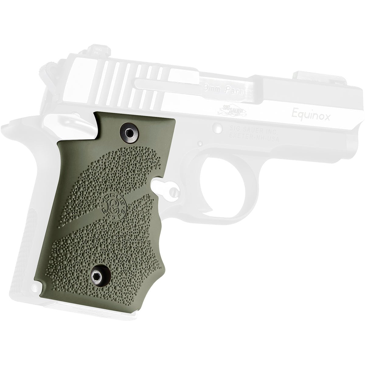 Hogue SIG SAUER P938 Ambi Safety Rubber Grip with Finger Grooves - Forza Sports