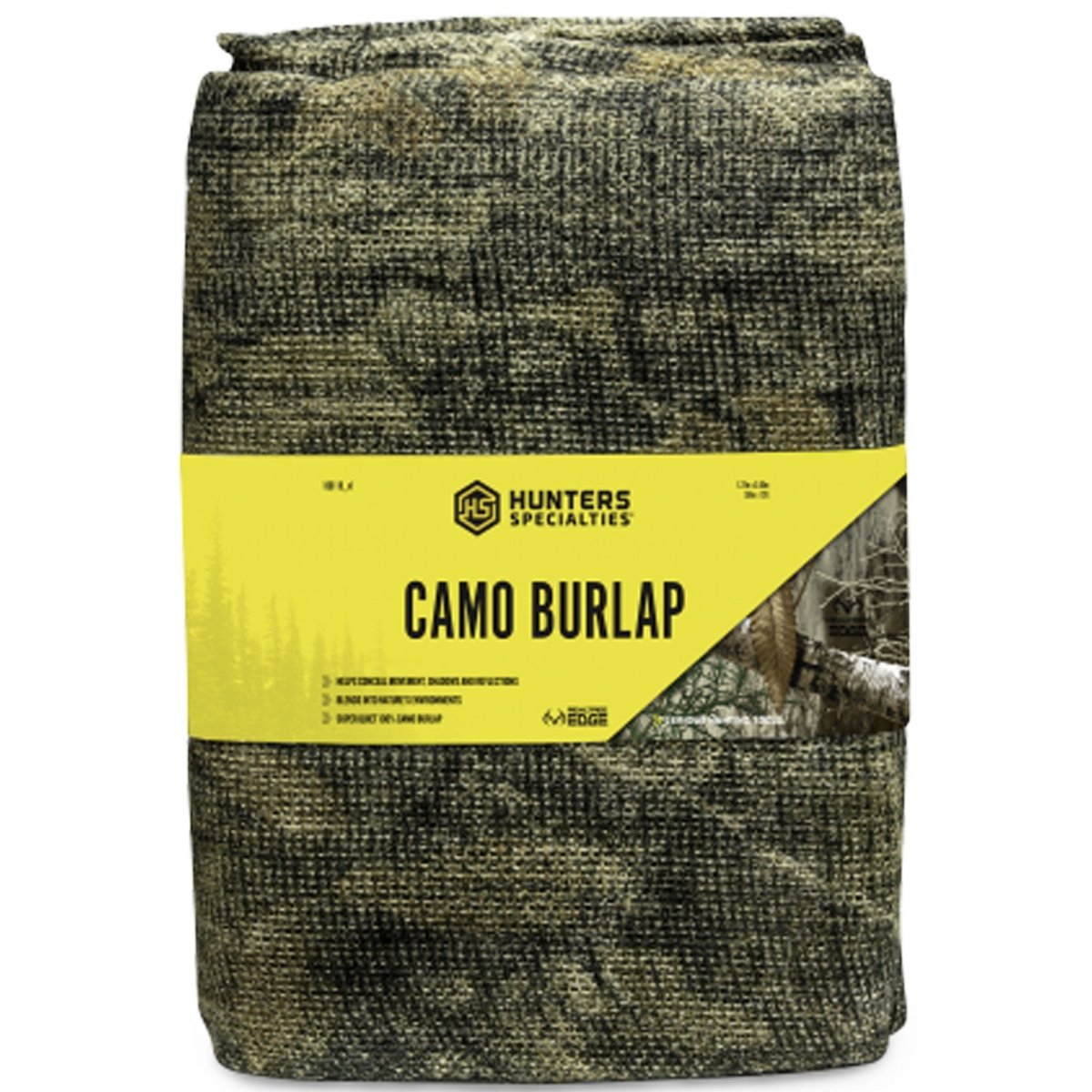 Hunter's Specialties Burlap 54" X 12' - Realtree Edge - Forza Sports