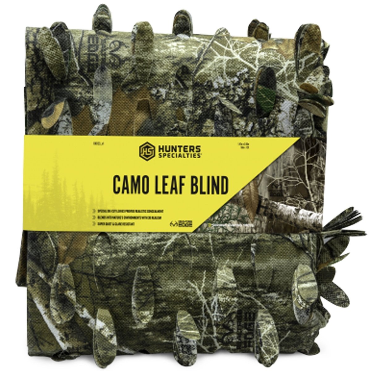 Hunter's Specialties Camo Leaf Blind Burlap 56" X 12' - Realtree Edge - Forza Sports