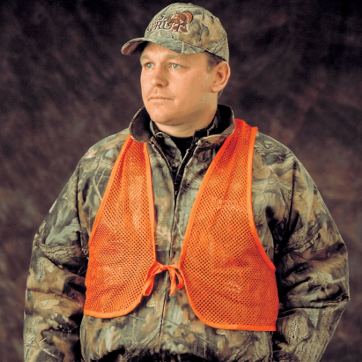Hunters Specialties - Mesh Safety Vest - Blaze Orange - One Size Fits Most Adults - Forza Sports