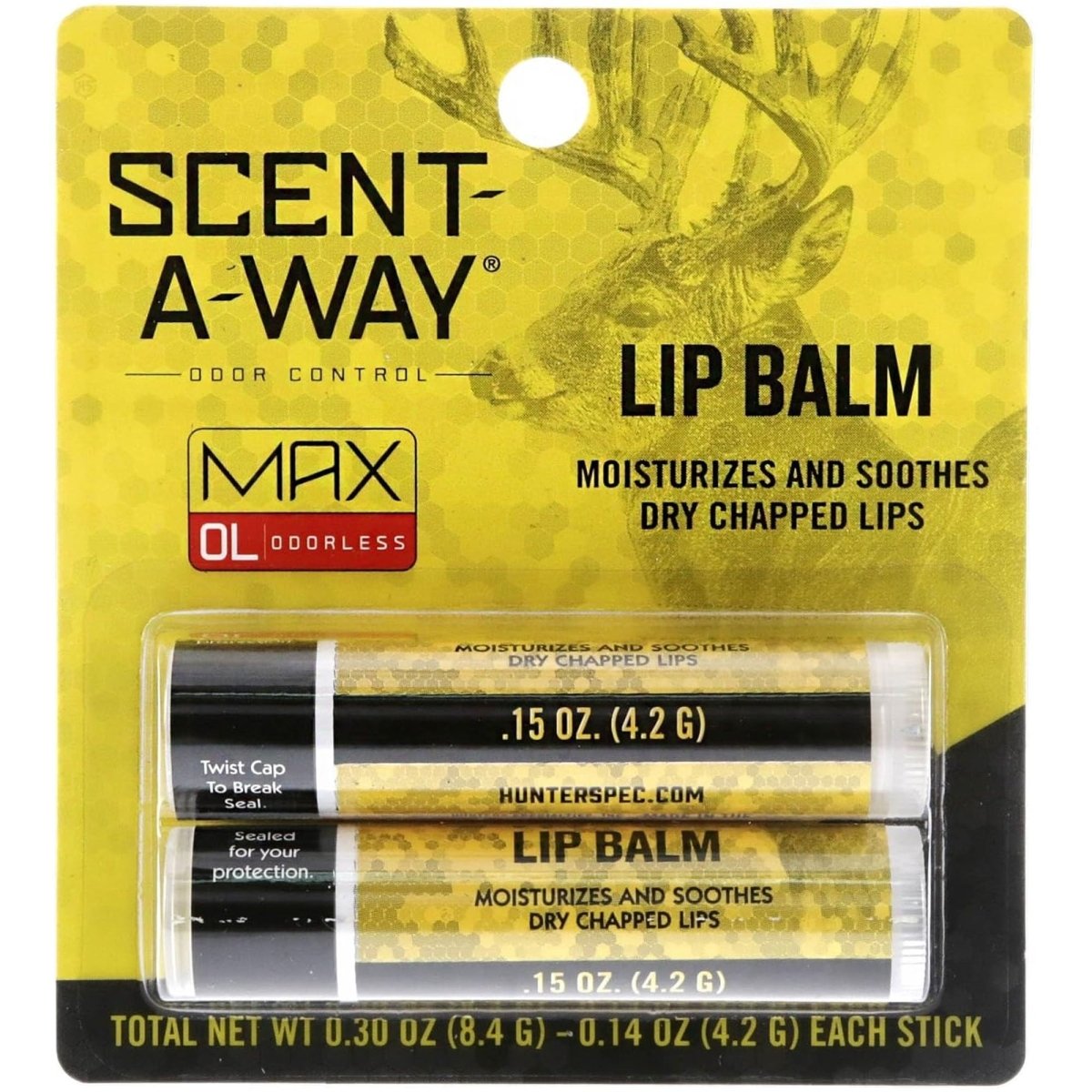 Hunters Specialties - Scent - A - Way Max Lip Balm - 2 Pack - Forza Sports