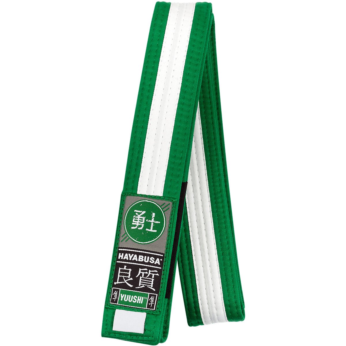 hayabusa jiu jitsu belt - Green/White - Forza Sports
