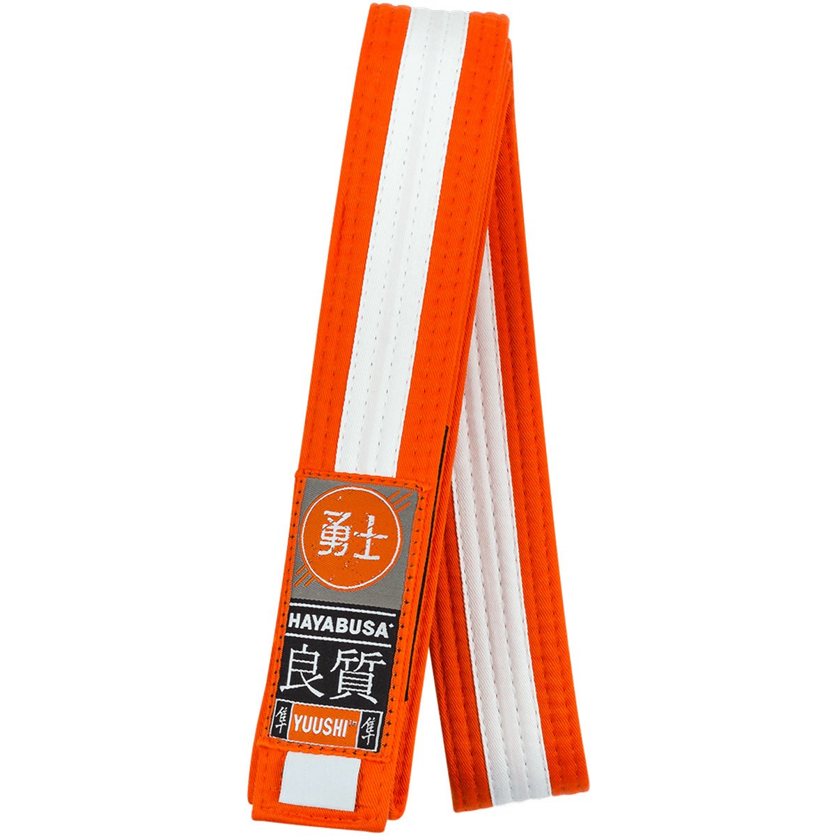 Hayabusa Youth Jiu - Jitsu Belt - Orange/White - Forza Sports